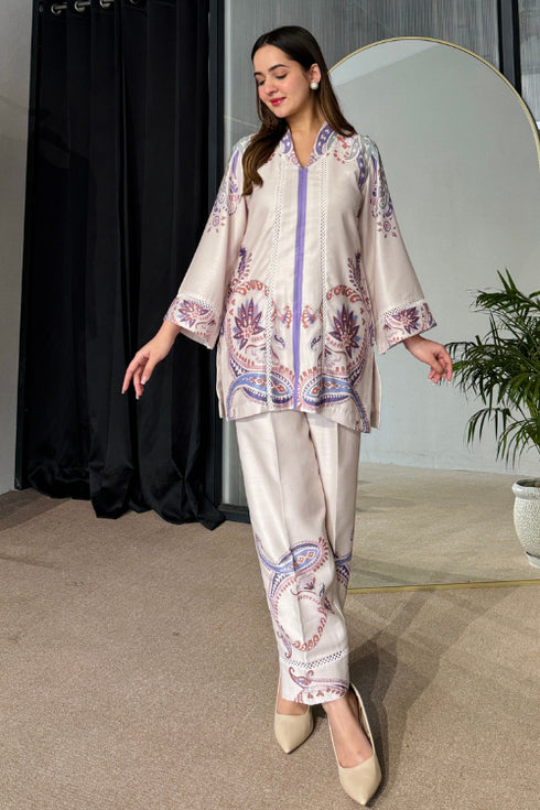 Serenity Paisley Pakistani Kurta Set
